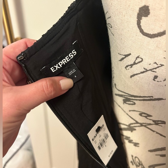 Express black dress size 4 - Picture 3 of 5